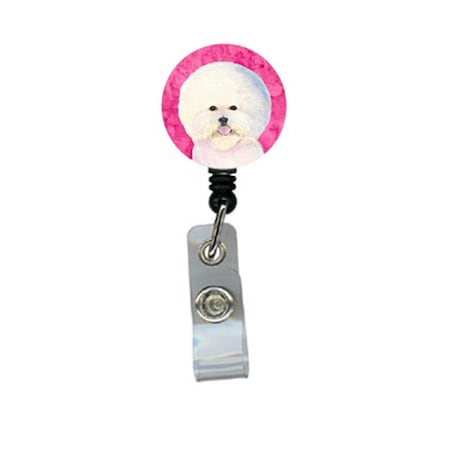 Teacher&Aposs Aid Bichon Frise Retractable Badge Reel Or Id Holder With Clip TE2920689